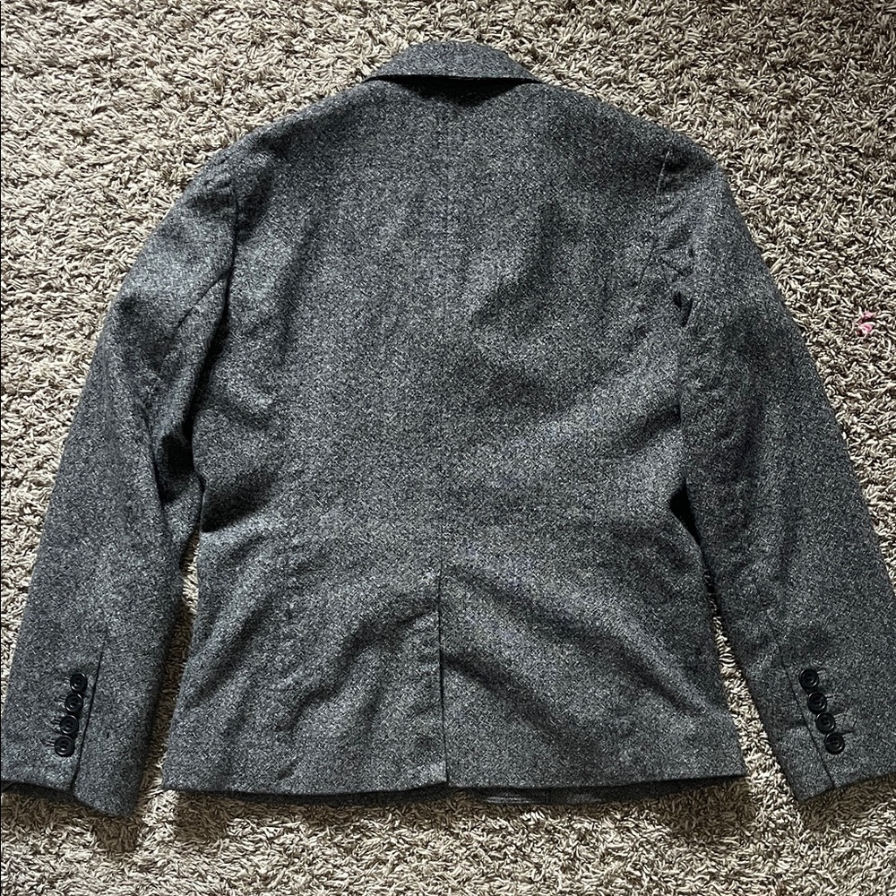 Eddie Bauer Gray Wool Blazer for Women Size 6 Office Formal Coat Jacket - Picture 9 of 9